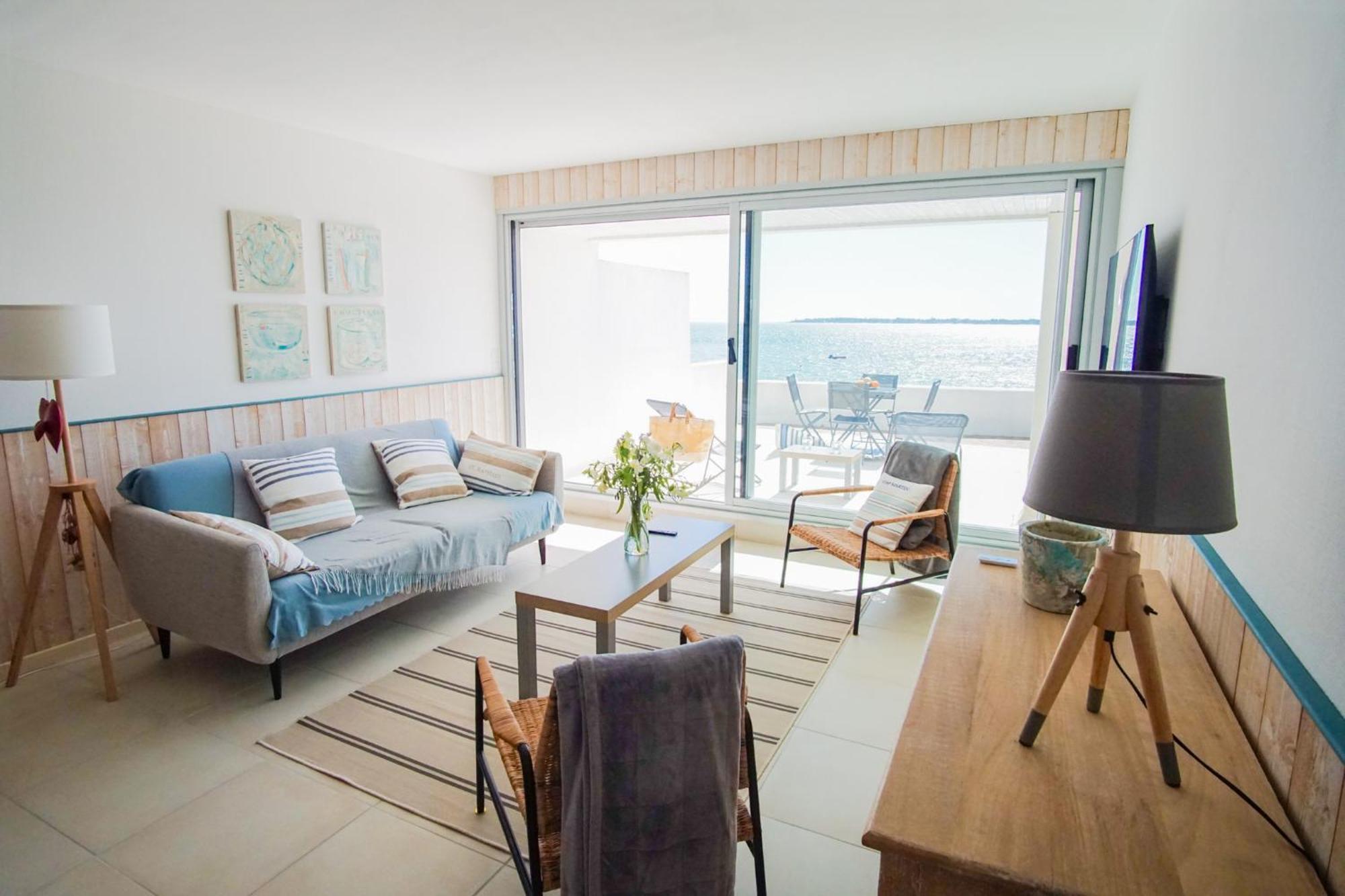 -Te Moana- Beau T2 Bis Surplombant La Mer Avec Parking Concarneau Exterior foto